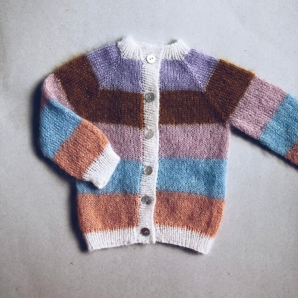 Knitting kit - Sorbet Cardigan 'Mini' from Mille Fryd - Silk Mohair