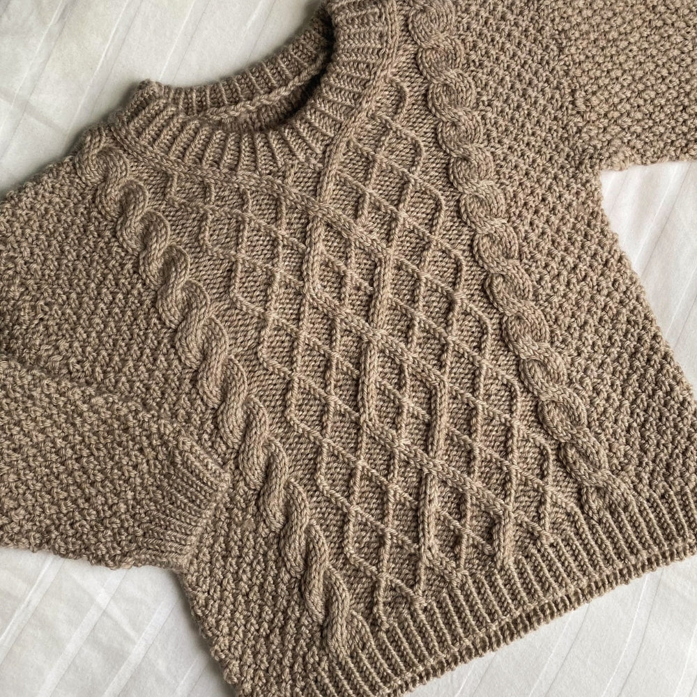 Knitting kit - Johanne Sweater by Mette Sandgaard Kühl (Aria)