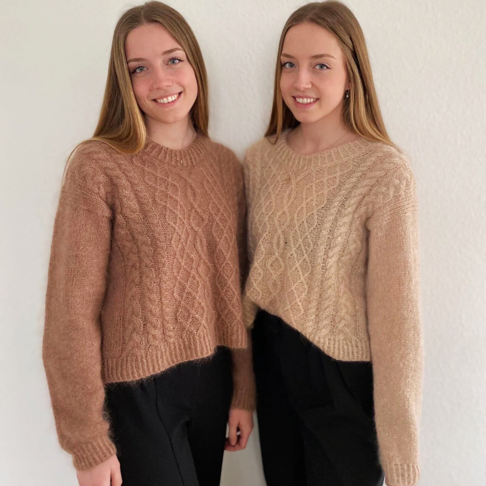 Knitting kit - Johanne Sweater by Mette Sandgaard Kühl (Aria)