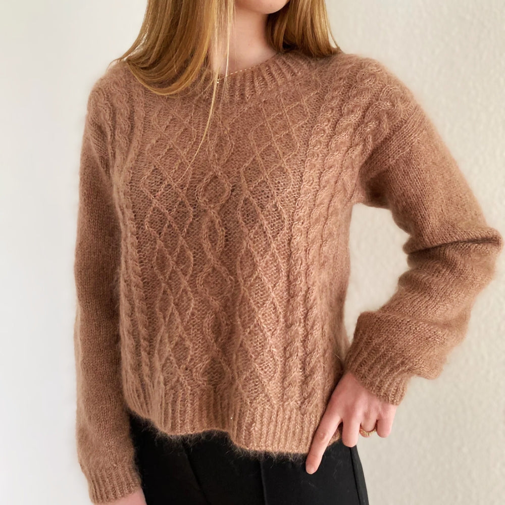 Knitting kit - Johanne Sweater by Mette Sandgaard Kühl (Aria)