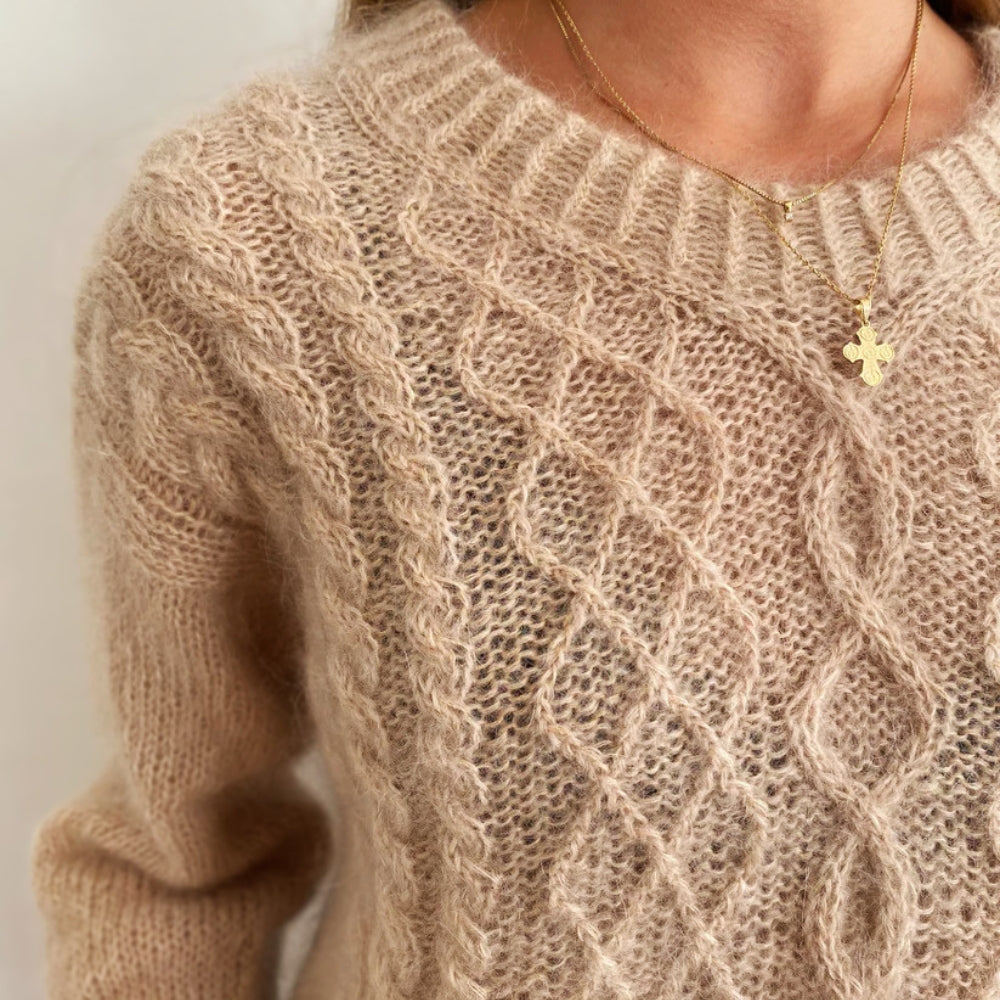 Knitting kit - Johanne Sweater by Mette Sandgaard Kühl (Aria)