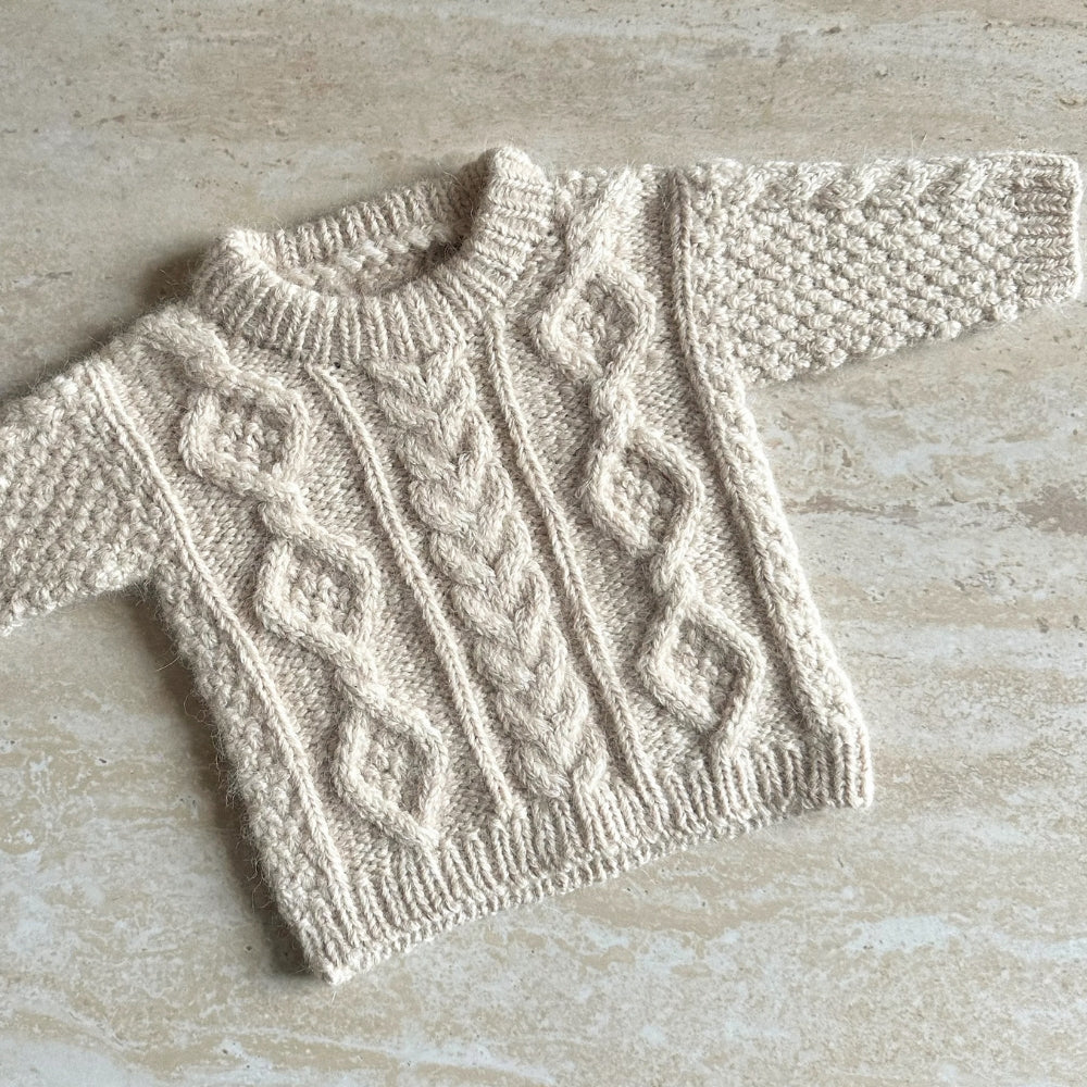 Knitting kit - Johanne Sweater by Mette Sandgaard Kühl (Aria)