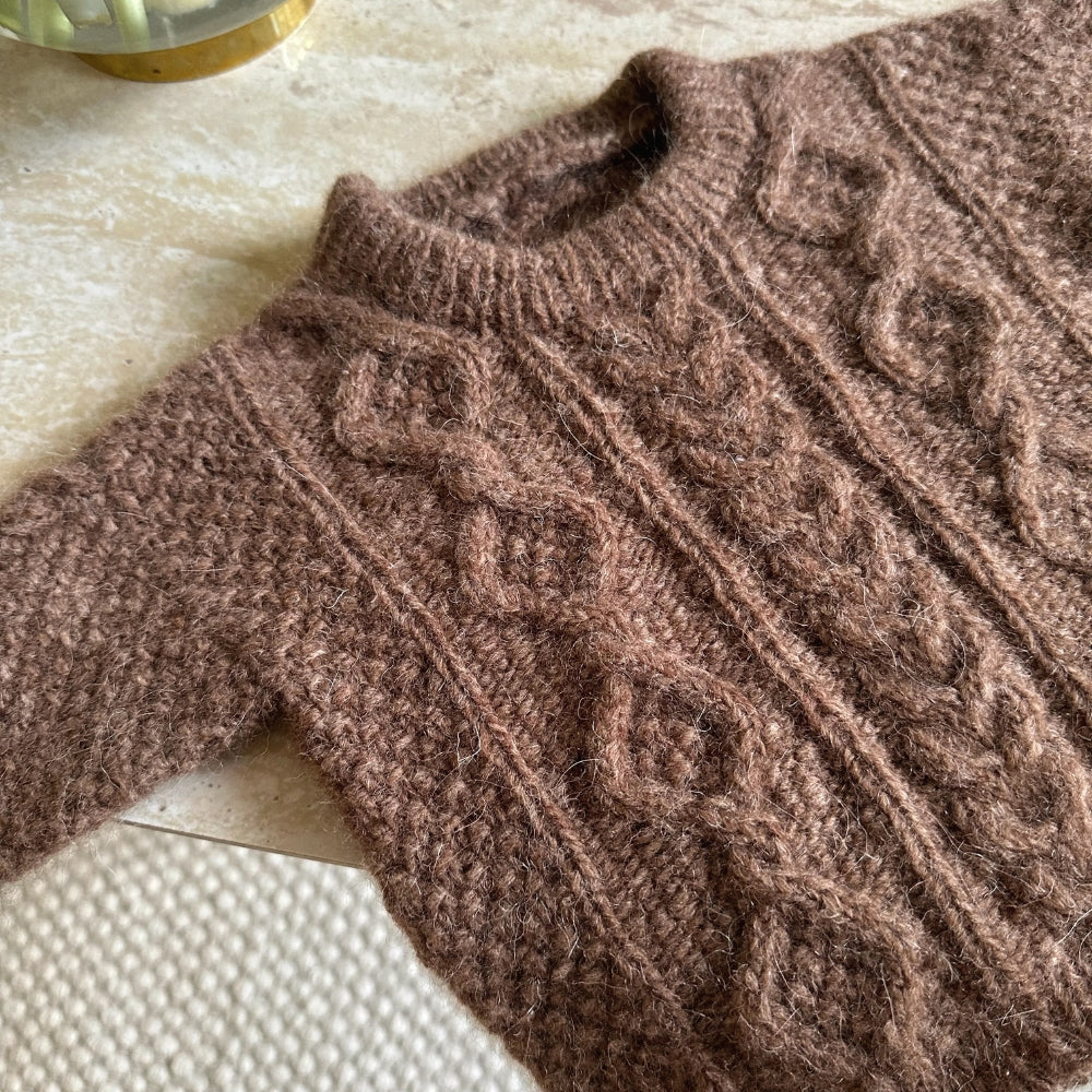 Knitting kit - Johanne Sweater by Mette Sandgaard Kühl (Aria)