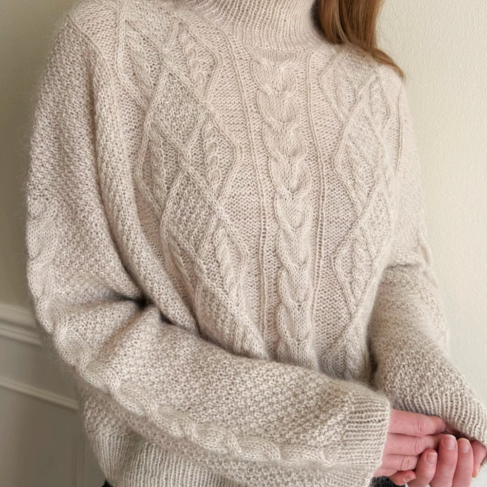 Knitting kit - Johanne Sweater by Mette Sandgaard Kühl (Aria)