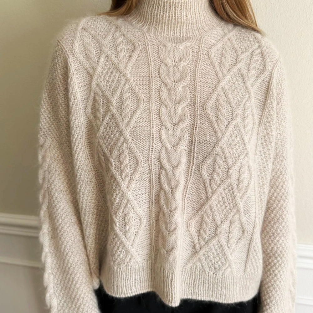 Knitting kit - Johanne Sweater by Mette Sandgaard Kühl (Aria)