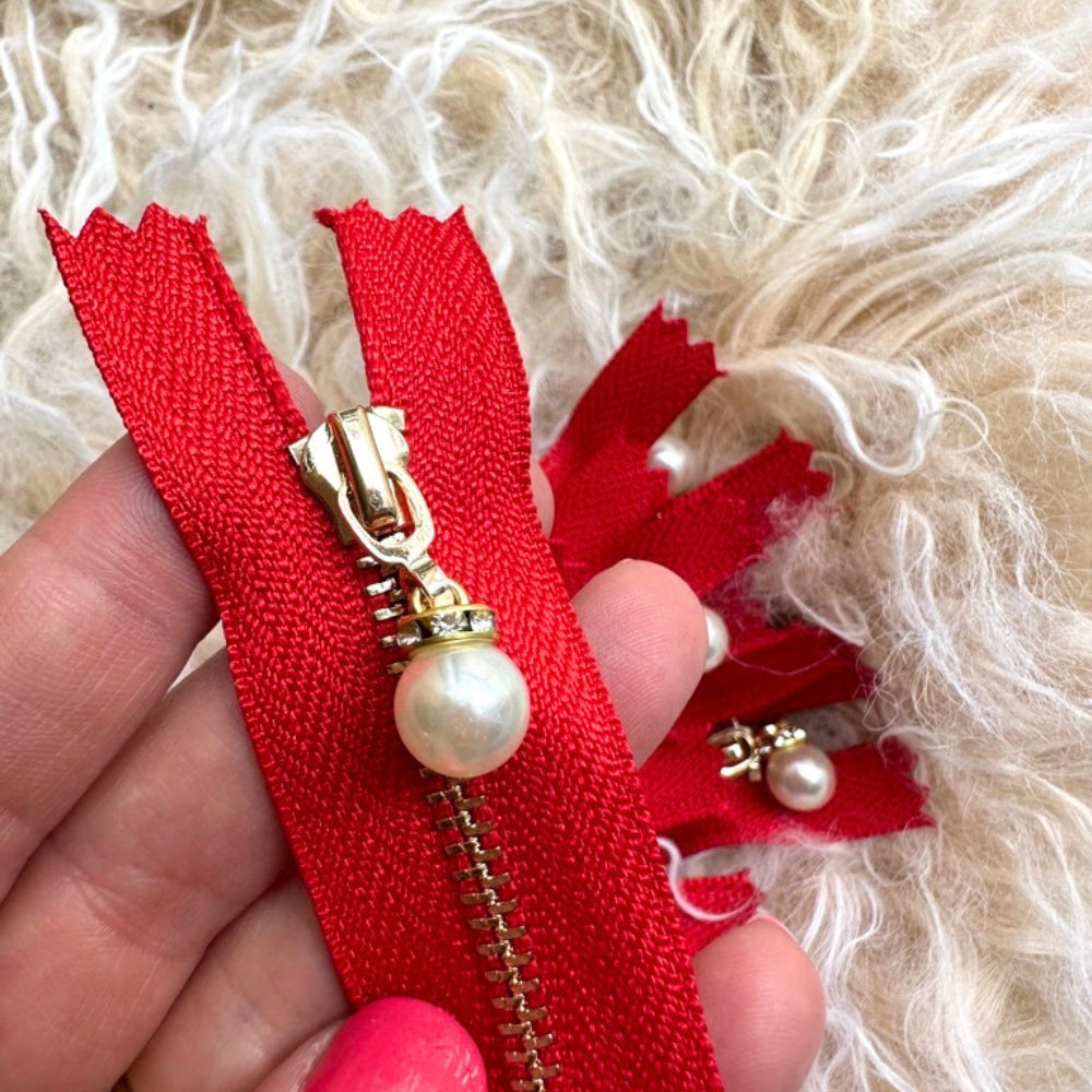 Zippers - 20 cm - Pearl Drop
