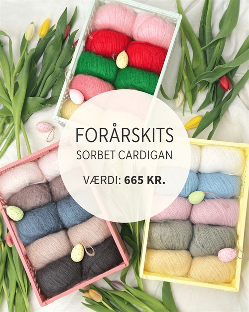Strikkekit - Sorbet Cardigan - Forårs Edition 2025