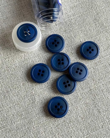 Knap 18mm - Meleret Blå