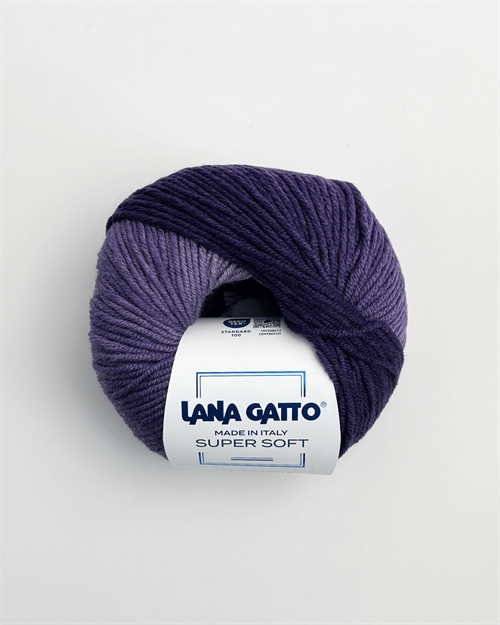 Supersoft Extrafine Merino 100% - Viola Print - 31191