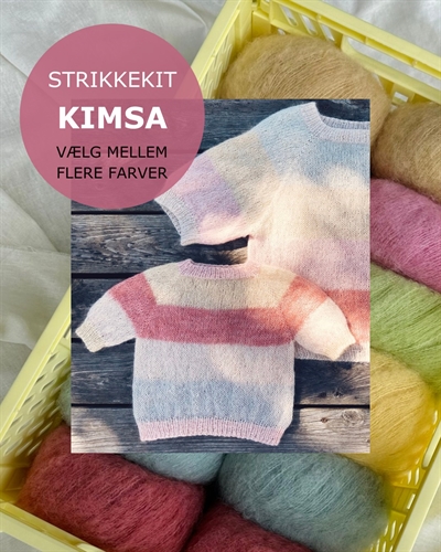 Sorbet Bluse Mini - Strikkekit - Str. 1-8 år - Kimsa