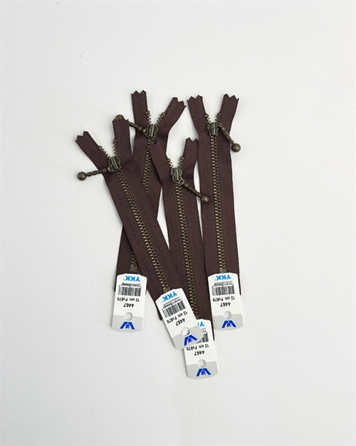 Lynlåse - Messing - 12 cm (4mm) - Cocoa