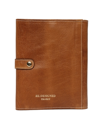 Redesigned Project 14 - Etui til udskiftelige strikkepinde (XL) - Burned Tan/Gold