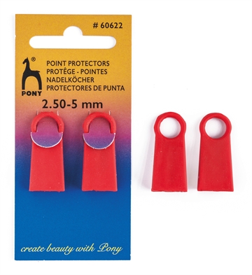 Pony - Maskestopper - 2,5-5,0 mm - 2 stk. 