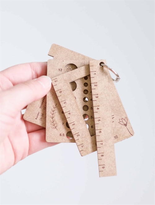 Mini strikkemålere - Handmade By