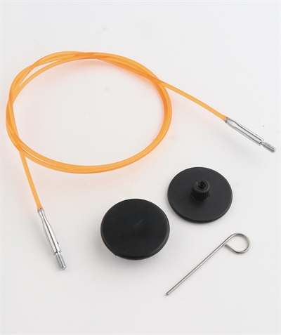 KnitPro Nylon Kabel - 80cm - Orange