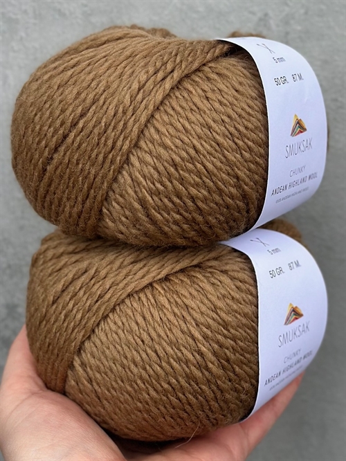 Chunky Andean Highland Wool - Caramel Fudge - 1378