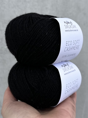 Eco Soft Cashmere - Very Black - NERO