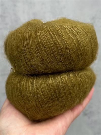 Silk Mohair - Green Olive - 30142