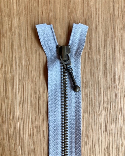 Lynlås - Silver Grey - 35 cm
