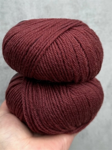 Misina - 100% Uld - Maroon - 19034