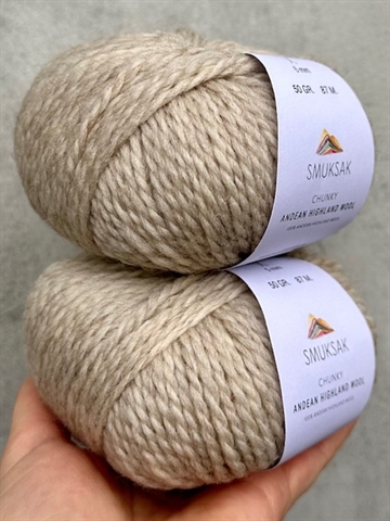 Chunky Andean Highland Wool - Ivory - EW011