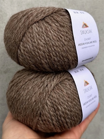 Chunky Andean Highland Wool - Truffle - EW014