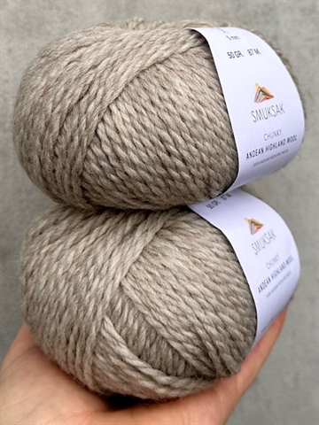 Chunky Andean Highland Wool - Sandshell - EW003