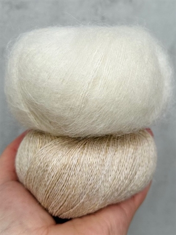 Strikkekit - Smuksak Scarf - Almond
