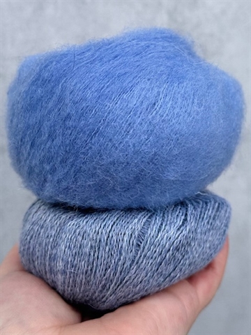 Strikkekit - Smuksak Scarf - Cornflower