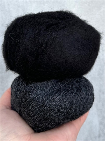 Strikkekit - Smuksak Scarf - Charcoal