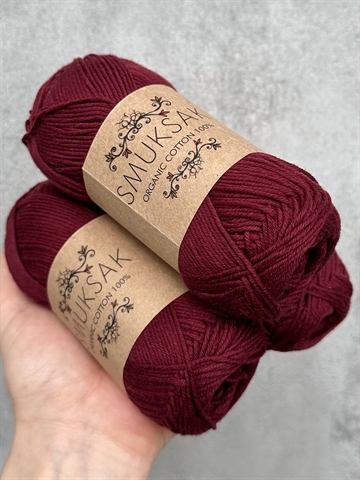 Organic Cotton 100% - Merlot - 1502