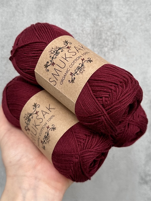 Organic Cotton 100% - Merlot - 1502