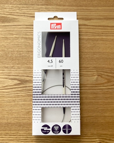 PRYM - Ergonomiske Rundpinde - 60cm - 4,5mm