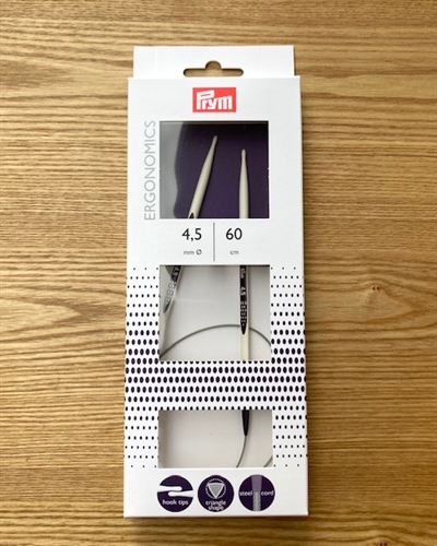 PRYM - Ergonomiske Rundpinde - 4,5mm - 60cm