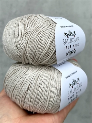 True Silk - 100% Silke - White Sand - SM07