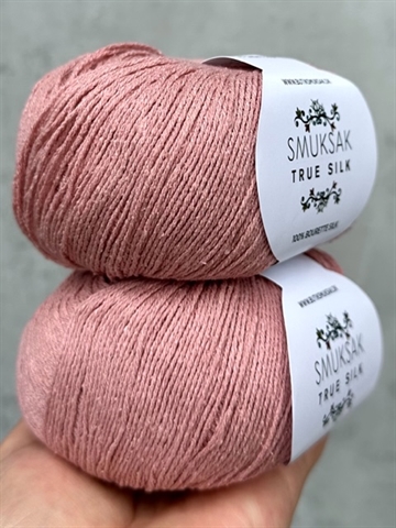 True Silk - 100% Silke - Dark Rose - SM15