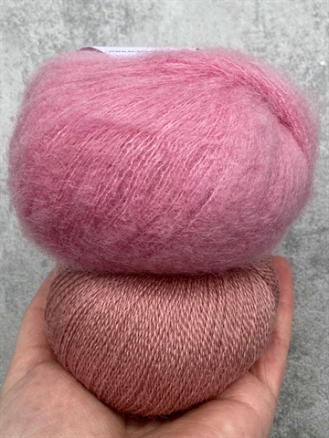 Strikkekit - Smuksak Scarf - Strawberry