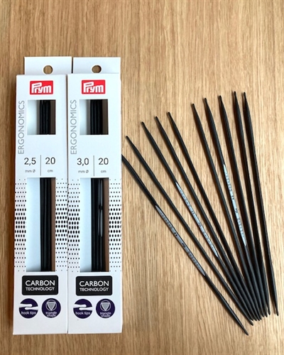 PRYM Carbon Technology - Ergonomiske Strømpepinde