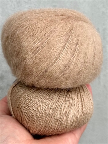 Strikkekit - Smuksak Scarf - Camel