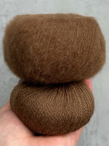 Strikkekit - Smuksak Scarf - Tobacco