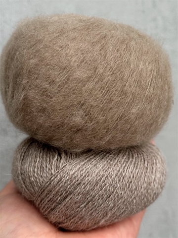 Strikkekit - Smuksak Scarf - Taupe