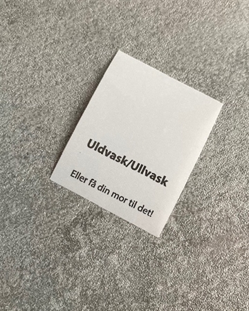 Label - Uldvask