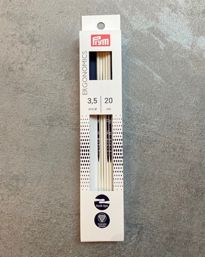 PRYM - Ergonomiske Strømpepinde - 3,5mm - 20cm