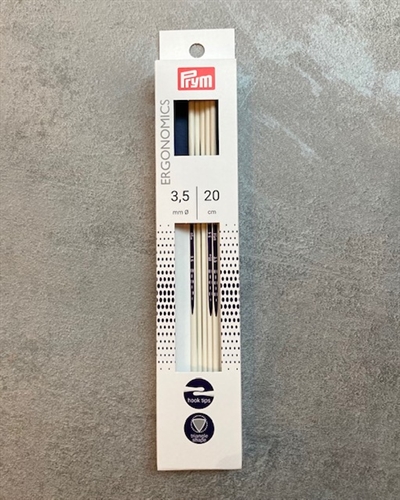 PRYM - Ergonomiske Strømpepinde - 20cm - 3,5mm