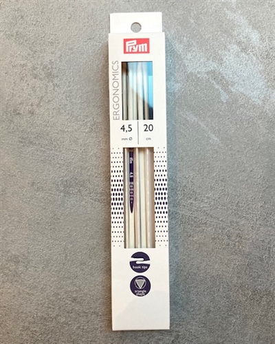 PRYM - Ergonomiske Strømpepinde - 4,5mm - 20cm