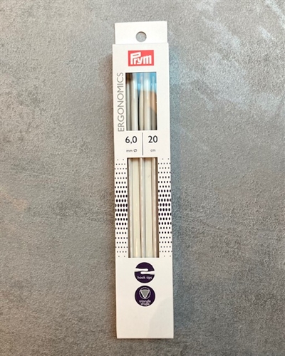 PRYM - Ergonomiske Strømpepinde - 20cm - 6mm