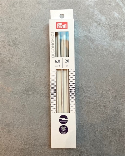 PRYM - Ergonomiske Strømpepinde - 6mm - 20cm