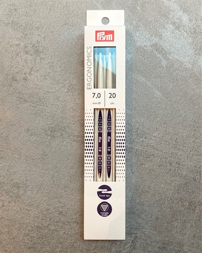 PRYM - Ergonomiske Strømpepinde - 20cm - 7mm