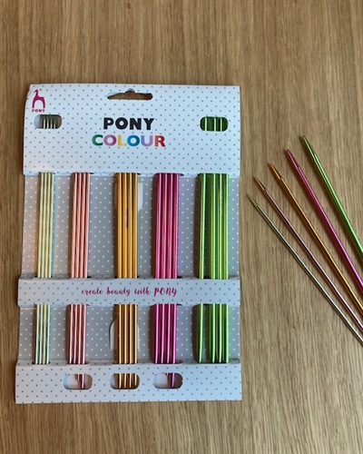 Pony Colour strømpepinde sæt