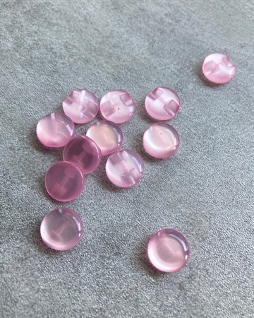 Knap 12mm - Pearly - Pink